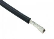 Провод силовой в силиконовой оболочке 10AWG черный (100см)