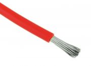 Провод силовой в силиконовой оболочке 10AWG красный (100см) 