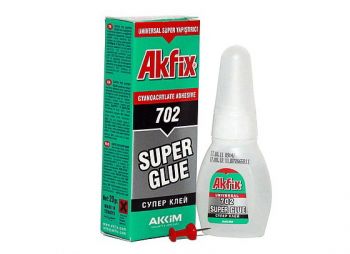 Супер клей AkFix 702 20г (жидкий)  - WORLD-HOBBIES