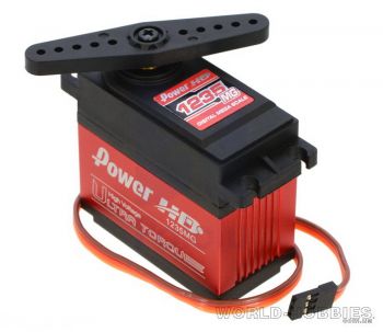 WORLD-HOBBIES.com.ua Цифровой сервомеханизм PowerHD HD-1235MG HV 165г/40кг/0.18с