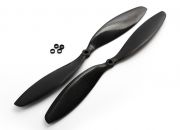 Комплект карбоновых пропеллеров Emax 12x3.8 Slow Fly (1шт - стандартного вращения и 1шт - обратного вращения)