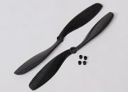 Комплект карбоновых пропеллеров 8х4.5 Slow Fly (1шт - стандартного вращения и 1шт - обратного вращения)