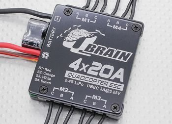 Hobbywing 20Ax4 ESC (квадро) - WORLD-HOBBIES