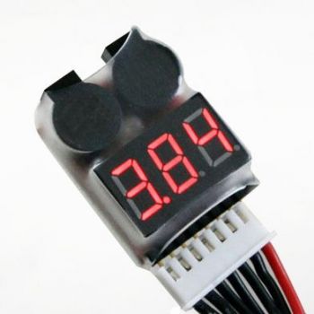 Тестер батареи LiPo 1~8S 