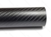Трубка карбоновая 3K Twill 40 х 37мм, длина 500мм матовая