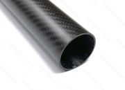 Трубка карбоновая 3K Twill 50 х 47мм, длина 1002мм матовая