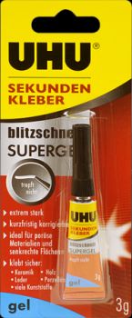 "UHU Super Glue" универсальный секундный клей  - WORLD-HOBBIES