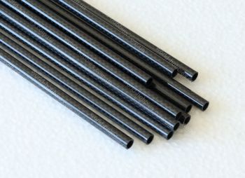 Трубка карбоновая 8 х 6мм, длина 1000мм (3K Plain) - WORLD-HOBBIES Украина
