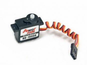 Сервомеханизм PowerHD HD-1600A  Micro 6.0г/1.3кг/0.1с - WORLD-HOBBIES