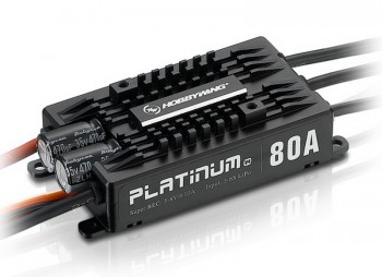 Hobbywing 80A серия Platinum регулятор оборотов v4 6S BEC 10A для самолетов и вертолетов - World-Hobbies