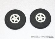 Легкое колесо из пены D75×Φ3×H18mm (2шт)