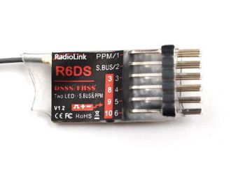 Приемник Radiolink R6DS 6-ти канальный авиамодельный 2.4GHz SBUS - WORLD-Hobbies Украиан