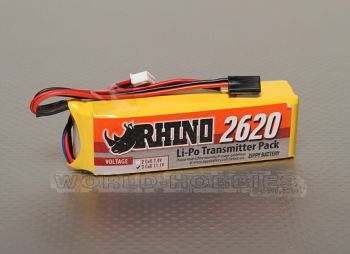 Аккумулятор Rhino 2620mAh 3S 11.1v Low-Discharge для передатчика