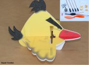 Angry Bird Egg 580мм желтый SUPER COMBO (KIT) 