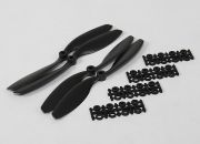 Slow Fly Electric Prop 8x4.5 (Черные - 2шт стандартного вращения и 2шт обратного вращения)