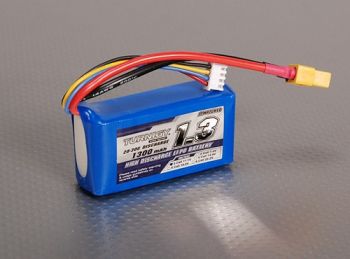 Аккумулятор Turnigy 1300mAh 11.1в  20C Lipo Pack