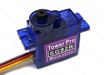 Сервомеханизм TowerPro SG92R Digital + carbon fiberglass gear 9г/2.5кг/0.1с (оригинал)