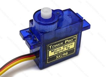 Сервомеханизм TowerPro SG90 Digital 9г/1.8кг/0.1с (оригинал)