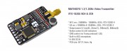 Видео передатчик Matek 1.2/1.3GHz 800mw VTX-1G3SE с антенной