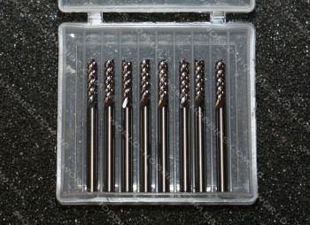 Фреза XE d3.0 L38хD3.175 (удаление стружки вверх)  - WORLD-HOBBIES