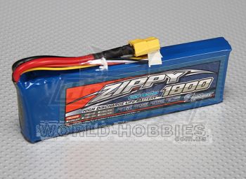 ZIPPY Flightmax 1800mAh 3S1P 30C LiFePo4 Pack -WORLD-HOBBIES.com.ua