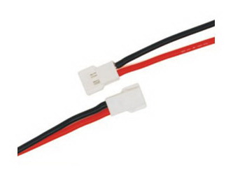 Силовой разъем с проводом в силиконовой оболочке (штекер) - WORLD-HOBBIES