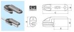 Вилочка GWS пот тягу 2мм (6шт)
