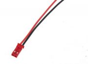 Силовой провод 18AWG 100мм с разъемом JST (штекер)