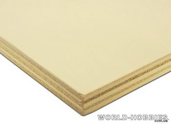 Фанера тополиная 5мм (1265х620мм) - WORLD-HOBBIES