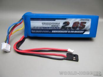 Аккумулятор Turnigy 2650mAh 3S 1C литий-полимерный для передатчика