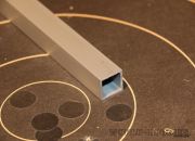 Алюминиевый профиль 15x15 мм стенка 1мм длина 1000мм анодированный 