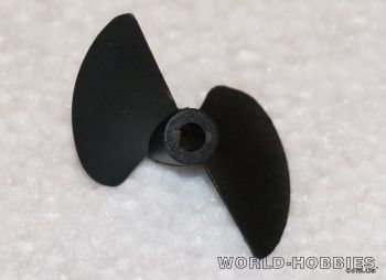 Гребной винт 2-х лопастной D38×P40мм (левого вращения) - WORLD-HOBBIES